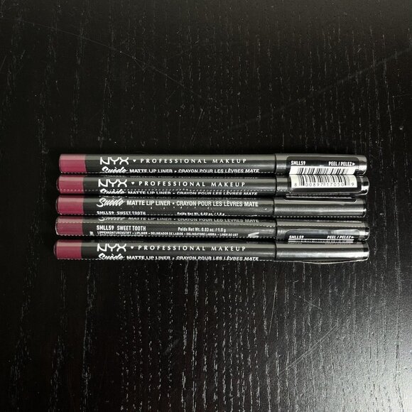 NYX Suede Matte Lip Liner, Lot of 5, Sweet Tooth SMLL59 - Picture 1 of 3